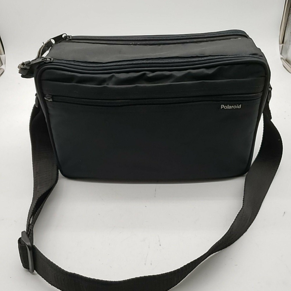 Vintage Polaroid Spectra System Instant Camera Gray Bag Remote Filters Kit